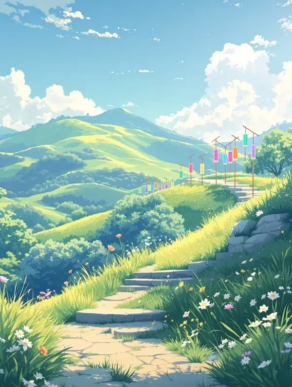 风铃坂道 动漫封面